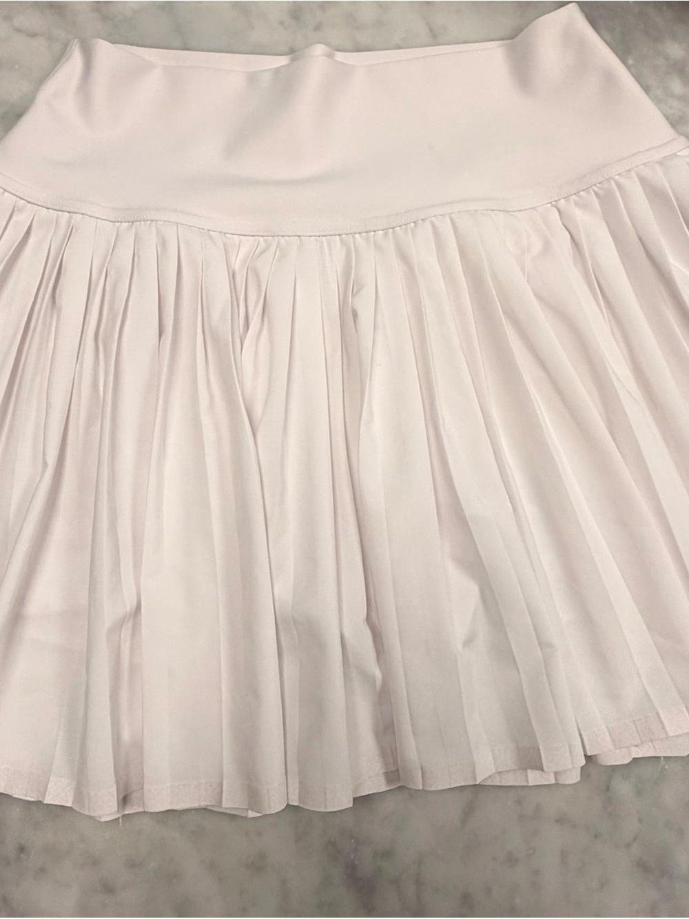 ALO Yoga Light Pink Pleated Skater Skirt